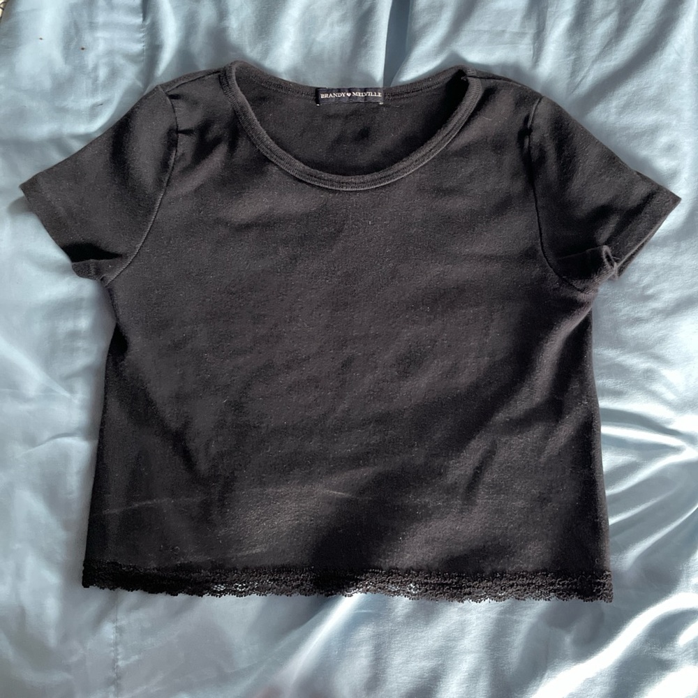Brandy Melville crop top with lace